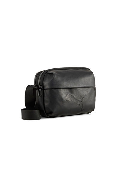 Puma Essentials Pu Crossbody Bag Omuz Çantası-En: 20 cm, Boy: 15,5 cm, Derinlik: 6 cm 09231201 Siyah