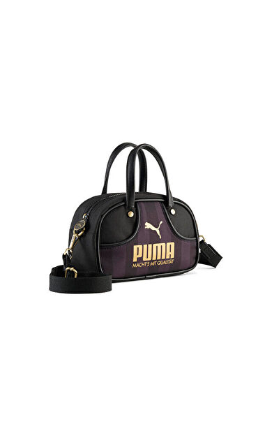 Puma Puma 1976 World Cup Mini Gb Omuz Çantası-En: 13,5 cm, Boy: 20 cm, Derinlik: 9,5 cm 09231601 Siyah