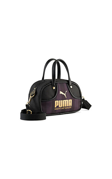 Puma Puma 1976 World Cup Mini Gb Omuz Çantası-En: 13,5 cm, Boy: 20 cm, Derinlik: 9,5 cm 09231601 Siyah