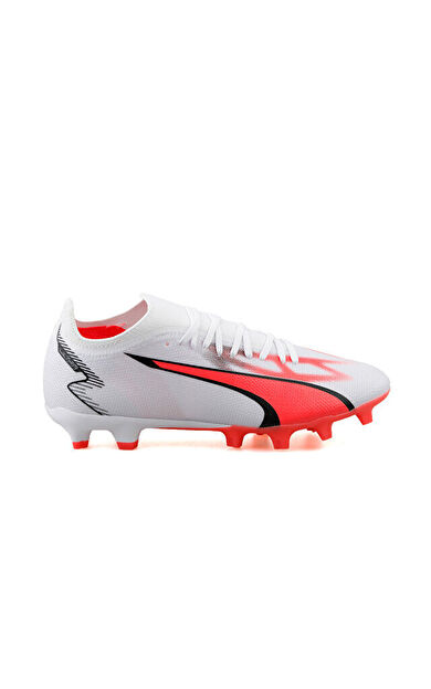 Puma Ultra Match Fg/Ag Erkek Çim Zemin Kramponu 10734701 Beyaz