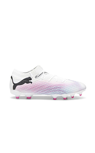 Puma FUTURE 7 PRO+ FG/AG Unisex Çim Zemin Kramponu 10770501 Beyaz