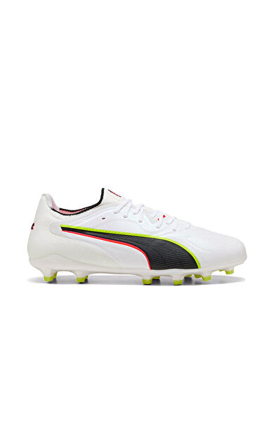 Puma King 20 Ultimate Fg/Ag Erkek Çoklu Çim Zemin Kramponu 10845701 Beyaz