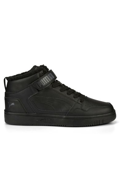 Rebound Mid Strap Unisex Siyah Sneaker Ayakkabı 38637601