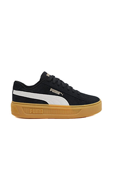 Puma Smash Platform V3 Sd Kadın Günlük Platform Süet Ayakkabı 39194202 Siyah