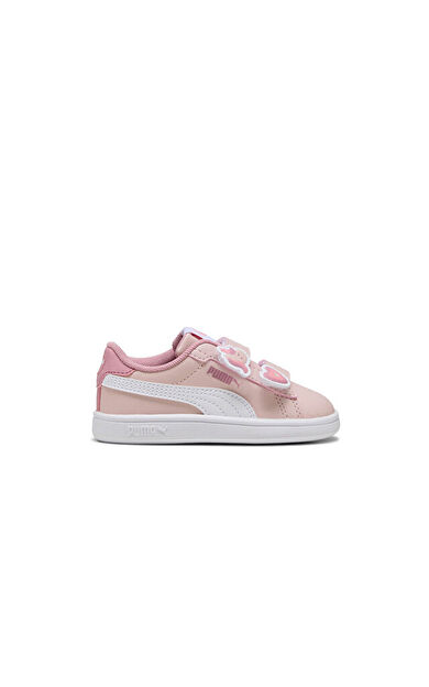 Puma Smash 3.0 Badges V inf Bebek Günlük Ayakkabı 39728708 Pembe