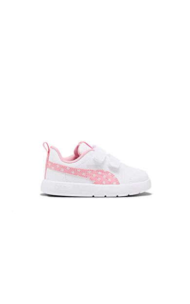 Puma Courtflex V3 Dotty V inf Bebek Günlük Ayakkabı 39875905 Beyaz