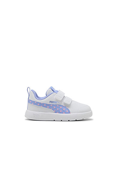 Puma Courtflex V3 Dotty V inf Bebek Günlük Ayakkabı 39875907 Beyaz