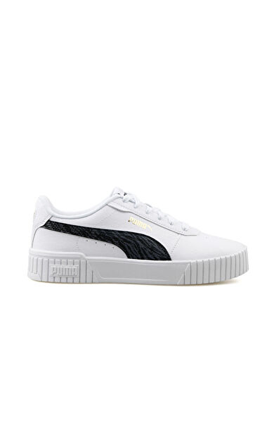 Puma Carina 2.0 Zebra Jr Kadın Günlük Ayakkabı 39939702 Beyaz