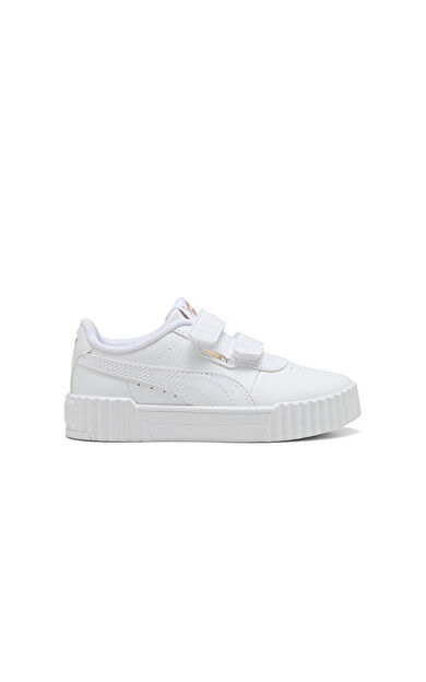 Puma CARINA 3.0 V PS Çocuk Günlük Ayakkabı 40147801 Beyaz