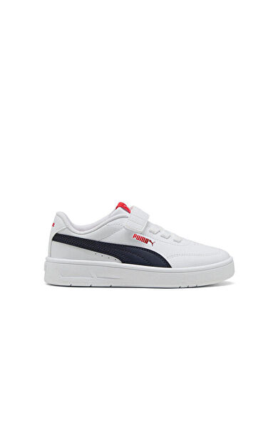 Puma Court Classic Clean Ac+ Ps Çocuk Günlük Ayakkabı 40375110 Beyaz