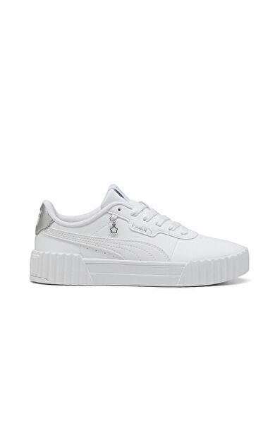 Puma CARINA 3.0 CHARM JR (GS) Genç Günlük Ayakkabı 40773301 Beyaz