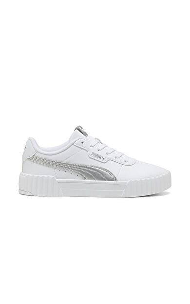 Puma CARINA 3.0 METALLIC GLAM Unisex Günlük Ayakkabı 40825502 Beyaz