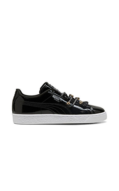 Puma SUEDE BLOOM PATENT WNS Kadın Günlük Ayakkabı 40900102 Siyah