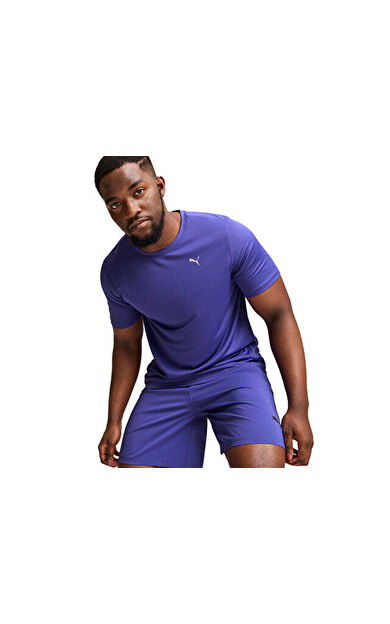 Puma Performance Ss Tee M Erkek Antrenman Tişörtü 52031447 Mor