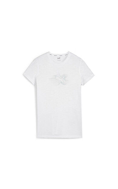 Puma Women's Radiant Run Tee Kadın Günlük Tişört 52512302 Beyaz