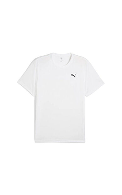 Puma M Tad Ess Solid Cat Tee Lc Erkek Antrenman Tişörtü 52590802 Beyaz