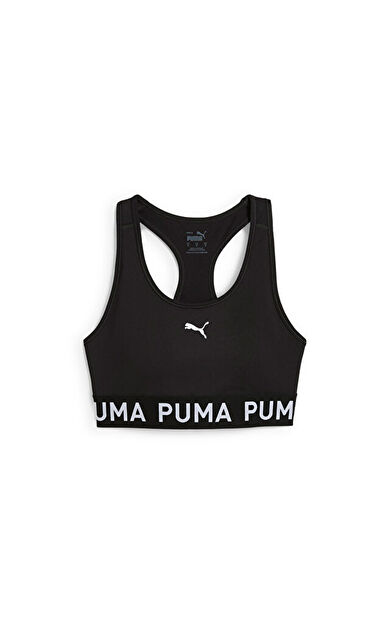 Puma 4KEEPS STRONG BRA - MID Kadın Antrenman Sporcu Sütyeni 52696201 Siyah