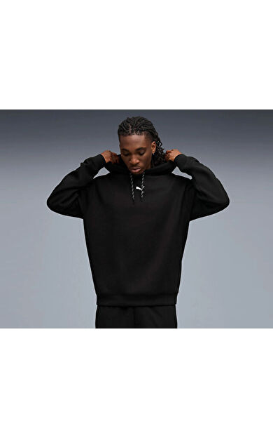 Puma M Cloudspun Hoodie Erkek Günlük Sweatshirts 52759501 Siyah