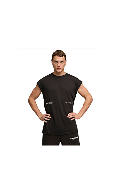 Puma M Graphic Cutoff Tank Erkek Antrenman Tişörtü 52852901 Siyah