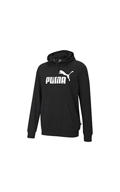 Puma Ess Big Logo Hoodie Tr Erkek Günlük Sweatshirts 58668801 Siyah