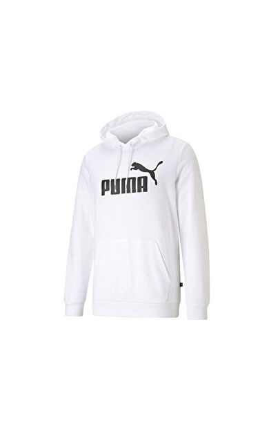 Puma Ess Big Logo Hoodie Tr Erkek Günlük Sweatshirts 58668802 Beyaz