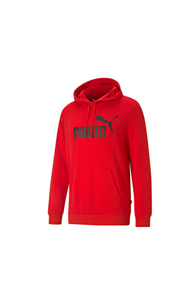 Puma Ess Big Logo Hoodie Tr Erkek Günlük Sweatshirts 58668811 Kırmızı