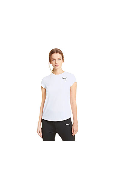 Puma Active Tee Kadın Günlük Tişört 58685702 Beyaz