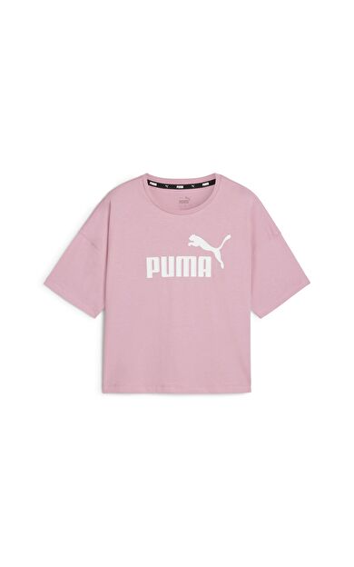 Puma 58686649 Ess Cropped Logo Tee Kadın Spor Tişört
