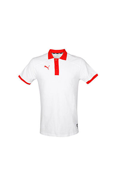 Puma Turkey Polo Türkiye Basketbol Polo Yaka Antrenman Tişörtü 60660402 Beyaz