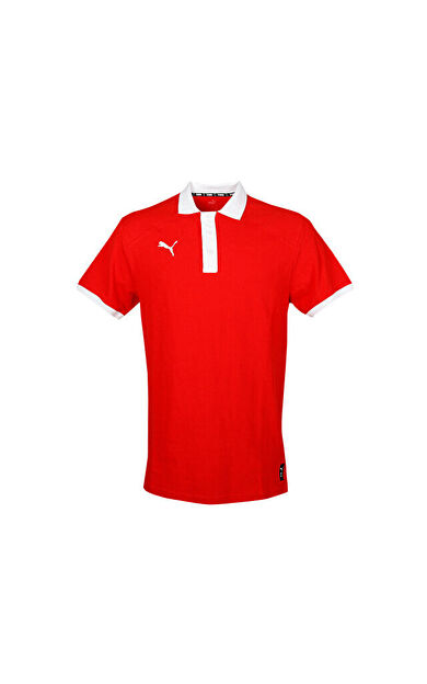 Puma Turkey Polo Türkiye Basketbol Polo Yaka Antrenman Tişörtü 60660404 Kırmızı