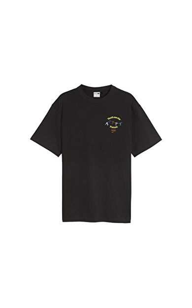 Puma Downtown Graphic Tee Erkek Günlük Tişört 62355801 Siyah