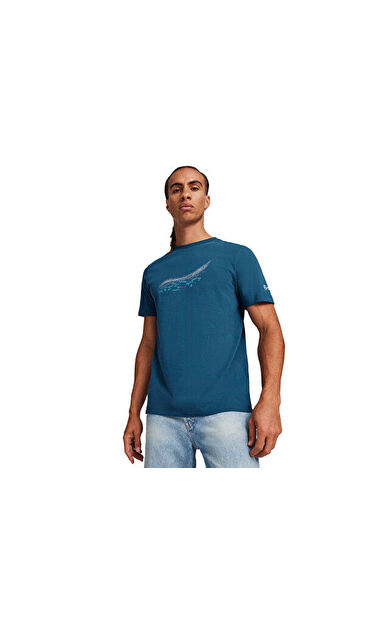 Puma Mapf1 Ess Car Graphic Tee Erkek Günlük Tişört 62375907 Mavi