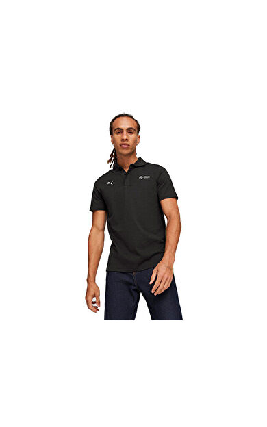 Puma MapF1 Ess Polo Erkek Günlük Polo Yaka Tişört 62376401 Siyah