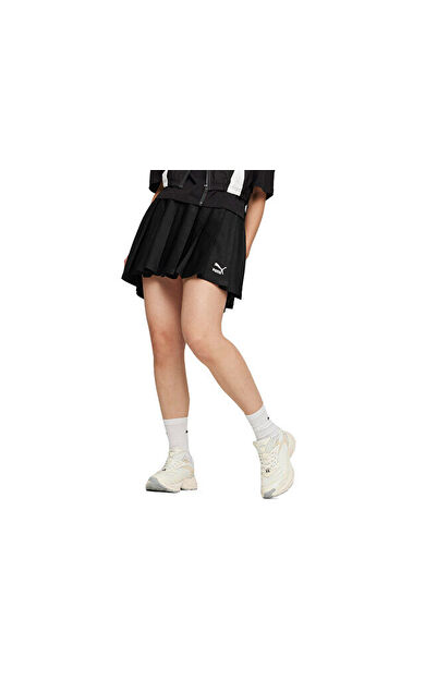 Puma Classics Pleated Skirt Kadın Günlük Etek 62423701 Siyah
