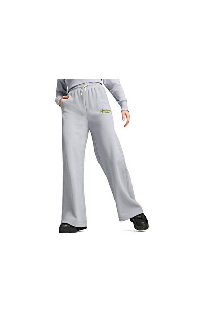 Puma Classics+ Relaxed Sweatpants Kadın Günlük Eşofman Altı 62427463 Gri