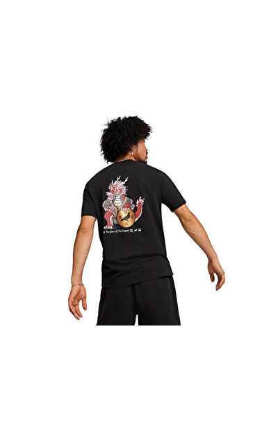 Puma Puma X Staple Graphic Tee Erkek Günlük Tişört 62472401 Siyah