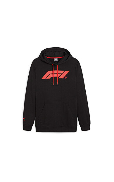 Puma F1 Ess Logo Hoodie Erkek Günlük Sweatshirts 62585301 Siyah