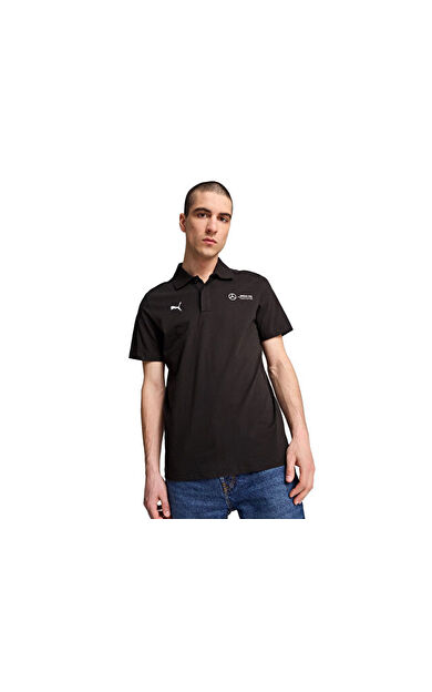 Puma MapF1 Ess Polo Erkek Günlük Polo Yaka Tişört 62735201 Siyah