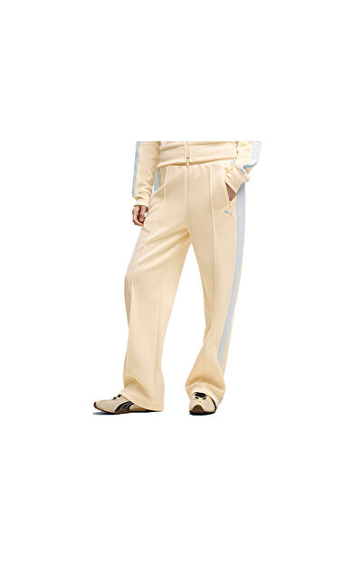 Puma T7 PANTS Kadın Günlük Eşofman Altı 62979778 Krem