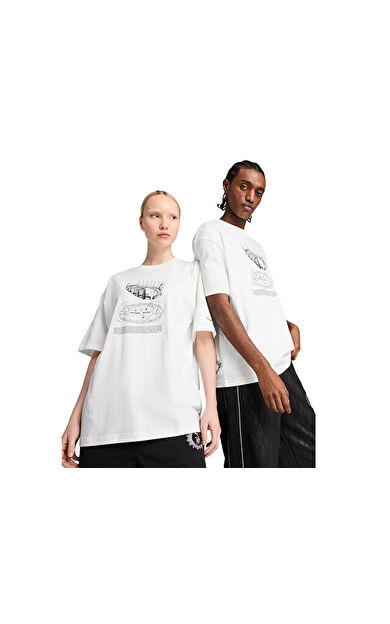 Puma Puma X Harry Potter Tee Unisex Günlük Tişört 63009202 Renkli