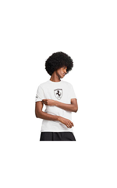 Puma Ferrari Race Tl Big Shield T Erkek Günlük Tişört 63018904 Renkli