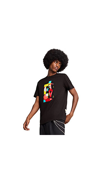 Puma Ferrari Race Graphic Tee 2 Erkek Günlük Tişört 63023701 Renkli