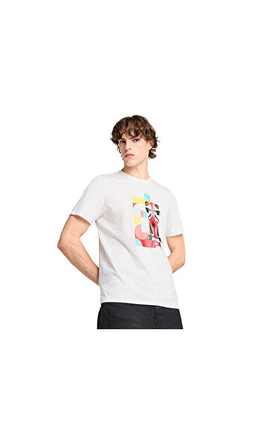 Puma Ferrari Race Graphic Tee 2 Erkek Günlük Tişört 63023704 Renkli