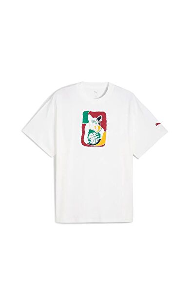 Puma Dylan Exhibit Tee iv Erkek Günlük Tişört 63067301 Renkli