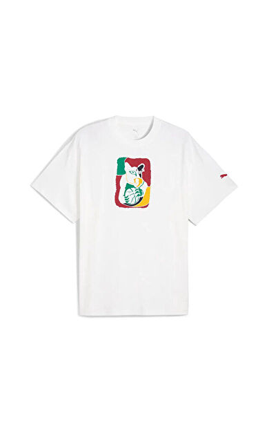 Puma Dylan Exhibit Tee iv Erkek Günlük Tişört 63067301 Renkli