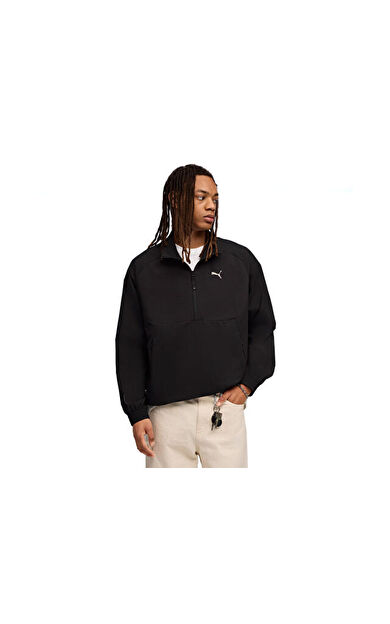 Puma Pumatech Half-Zip Crew Erkek Günlük Ceket 63210101 Siyah