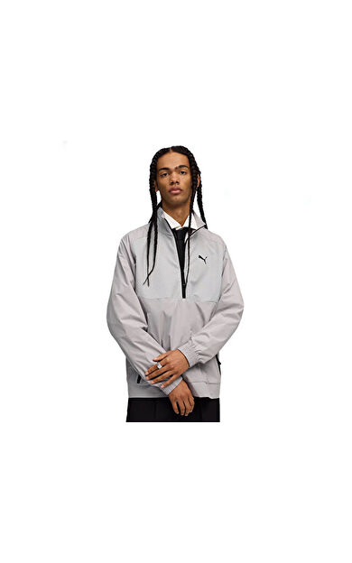 Puma Pumatech Half-Zip Crew Erkek Günlük Ceket 63210163 Gri