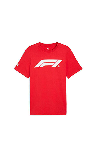 Puma F1 Ess Logo Tee 180G Erkek Günlük Tişört 63326403 Kırmızı