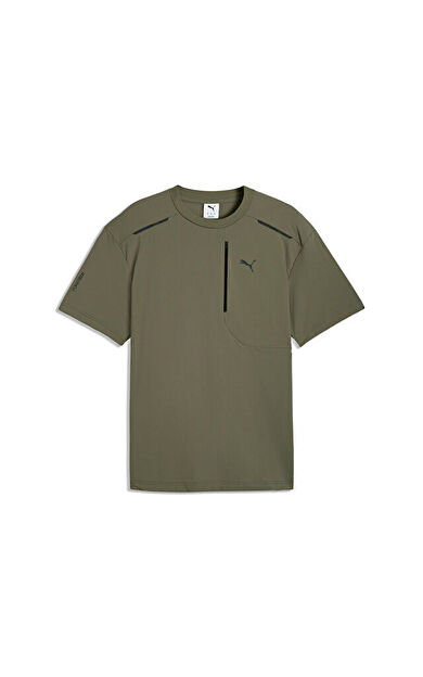 Puma Pumatech Relaxed Pocket Tee Erkek Günlük Tişört 63441381 Yeşil