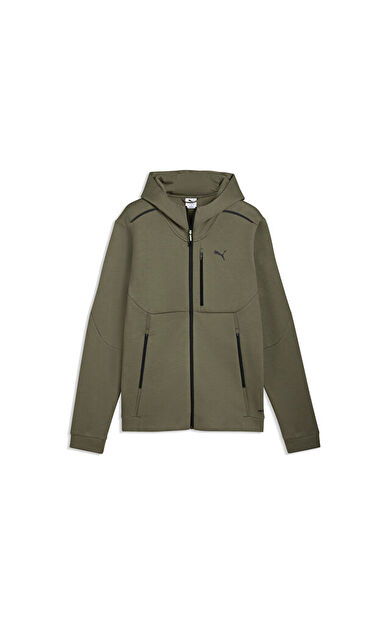 Puma Pumatech Full-Zip Hoodie Dk Erkek Günlük Ceket 63441581 Yeşil